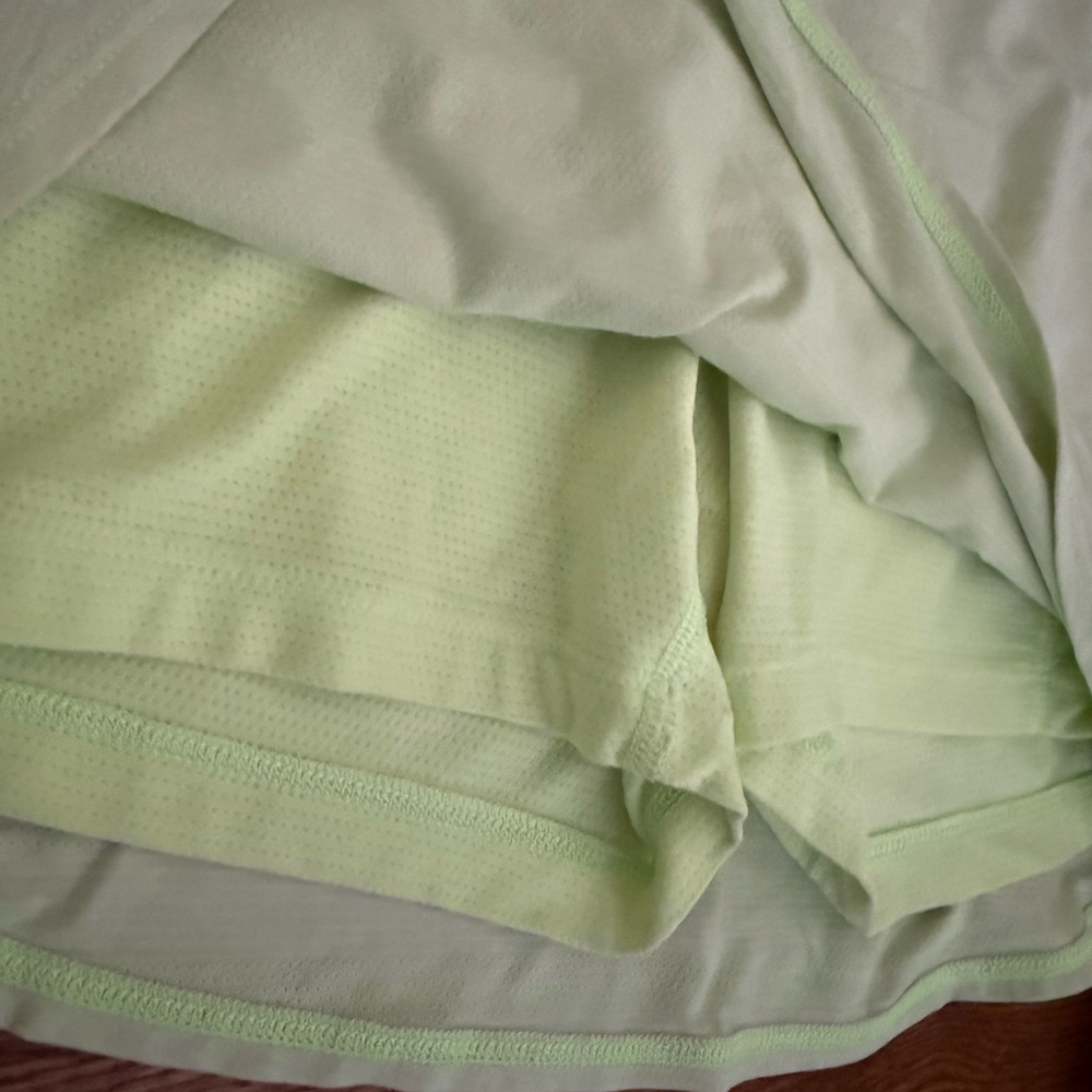 Athleta Girl Light Green Athletic Tiered Skort - Picture 5 of 5